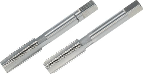 VÖLKEL Handgewindebohrer Satz 2-tlg | HSS G - Mf 12 x 1.25 | DIN 352 | Vorschneider & Fertigschneider | Gewindeschneider | Gewindebohrer | Innengewindeschneider