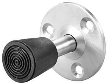 sourcing map Door Stopper Stop Bumper Wall Protector Sound Dampening Wall Mount w Rubber Tip 50mm Long