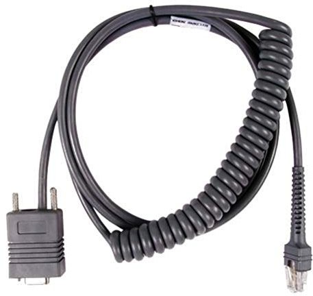 Partshe LS2208 Câble Série RS232 pour Symbol Barcode Scanner LS2208 LS1203 LS2208 LS 4208 LS4278 LS7708 LS9208 RJ45 vers DB9 Câble 2,7 m Cba-r02-c09par