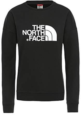 The North Face W Drew Peak Crew-Eu Felpa, Donna, Tnf Black, M