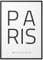 Papierschmiede® Geo Poster Koordinaten Paris, 30x40 cm Stadt Poster als Wanddeko für Wohnzimmer Schlafzimmer Küche Esszimmer, Hauptstadt Frankreich Stadt der Liebe, Bild ohne Rahmen