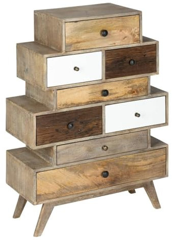 Atmosphera - Kommode Koval - Mangoholz - Weiß