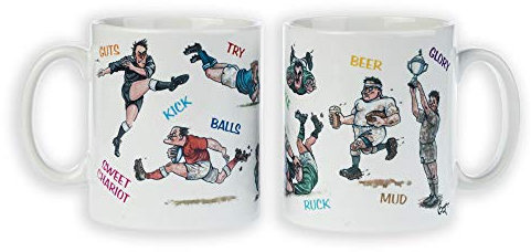 Bryn Parry Rugby Mug. Rugby Words