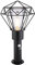 Globo Außenleuchte Sockelleuchte Edelstahl schwarz Metall schwarz Kunststoff klar IP44 Sensor:H:18m 90° max.8m Reichweite 31356S