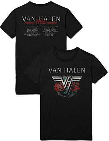 Van Halen 84 Tour Official Tee T-Shirt Mens Unisex (XX-Large) Black