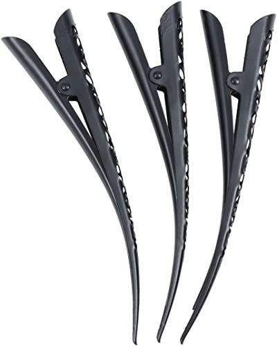 Pinces à cheveux en épingle à cheveux, barrettes à la mode for femmes, accessoires for couvre-chefs for femmes et filles, 3 pinces à bec de canard en métal, pinces à cheveux en crocodile, épingle à ch