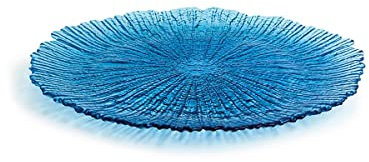 Quid Plato Presentación Vidrio 28cm No Apto Microondas Relieves Organicos
