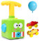 NOOLY Ballon Angetrieben Auto Wissenschaft Spielzeug, Kinder Ballon Auto Spielzeug Für 3 + Jahre Alt Jungen Mädchen DLQQC-01 (Frosch)
