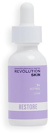Revolution Skincare London, 1% Retinol Gesichtsserum, Super intensives Serum, glättet & gleicht den Hautton aus, nicht fettend, 30ml