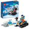 LEGO City Polkufe Motorschlitten 60376 Spielzeug Bauset (70 Stück)