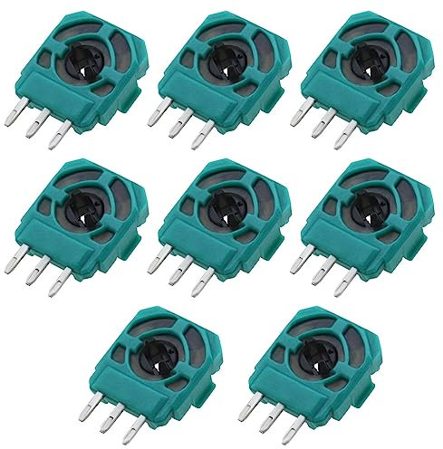 eMagTech 8 x 3-polige Joystick-Trimmer-Topf-Ersatztaschen, kompatibel mit PS4-Controllern, Trimmer-Potentiometer-Sensoren, 10 K Ohm