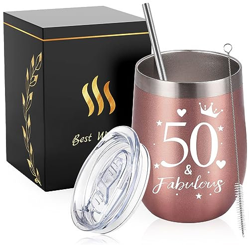 Tasse à Vin en Acier Inoxydable, 30 Anniversaire des Femmes, Sans BPA Double paroi Isolée Sous Vide Verre à Vin Tasse à Café de Voyage, Cadeaux pour Les Femmes 30 Anniversaire, Cadeau de Camping