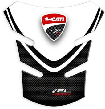 Motorrad Tankaufkleber Für DUCATI Drak Motorrad Kraftstofftank Aufkleber Modifizierte Fishbone Aufkleber Langlebige Aufkleber (Color : 2#)