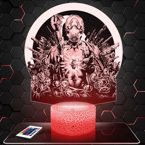 Lampe Border deko Zimmer Junge Lampe 3D Borderobjekt Gaming Gamer Videospiele Geschenk gedämpftes Licht Nachtlicht deko Büro. Eigenartig Geschenk Weihnachten Teenager