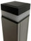 Lampe de pilier à énergie solaire, éclairage d'extérieur de jardin, Tube carré en aluminium de 7x7cm, tuyau en PVC, lampe frontale de colonne dédiée, lumière de clôture en bois étanche ( Color : Stand