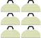 6 Pack Vacmop Replacement Pads Compatible with Shark RV2610WA AV2610WA AV2620WA AV2630WA RV2410WD Matrix Plus AI Ultra 2-in-1 Robot Vacuum,Reusable Mop Vac Pads Refills,Washable Microfiber Soft Pads