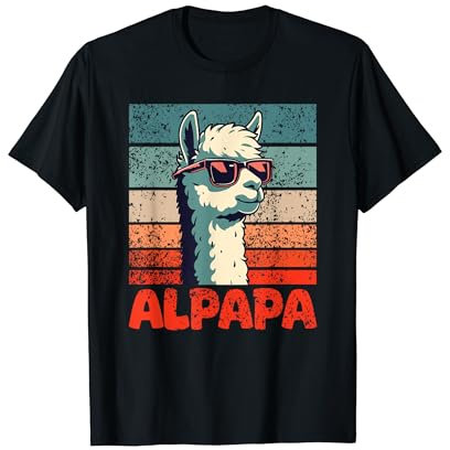 Alpapa Father's Day Best Dad Alpaca T-Shirt