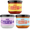 Dipp Classic Flavours Variety Pack of Dips, Case of 3 x 205ml Jars | Sun Roasted Tomato, Sriracha Chilli and Wild Garlic and Chive | Vegan & Vegetarian | Gluten Free | Flavours to Pair with Crisps