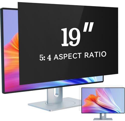 IPROKKO Pellicola protettiva per display da 19 pollici, per computer 5:4, rimovibile, protezione per la privacy, anti-abbagliamento, protezione per la privacy, per Dell Acer Lenovo Asus da 19 pollici