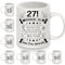 27e anniversaire Mugs pour 27 ans Femmes Hommes 27e anniversaire Tasse à café Derrière toi tous tes souvenirs pour fille Fils Sœur Frère Cousine Petite amie Petit ami amis cadeau d'inspiration(27-a)
