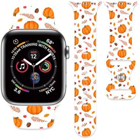 Sport Strap Compatible with Apple Watch 38mm 40mm 41mm 42mm 44mm 45mm 46mm 49mm Unisex Adjustable Soft Silicone Sport Strap for iWatch Ultra Series 10 9 8 7 6