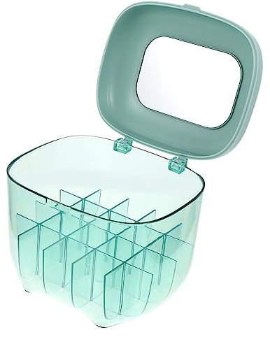 BELLIFFY Makeup Organizer Box Lipstick Holder Storage for Vanity Lipstick Rack Multi-slot Lip Gloss Rack