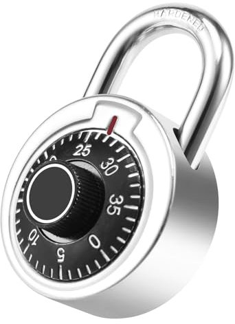 Diheohg Master-Code-Schloss 40 mm Mit Rund Feste Rufnummer Kombinationsschloss