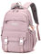 JANSBEN Wasserdichter Schulrucksack für Mädchen & Jungen, Mehrfachfach-Rucksack für Schule & Reisen, Bequeme Schultasche Ideal für 10-Jährige Kinder, Teenager & 5. Klasse, Lila