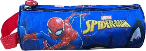 arlis Trousse Scolaire Spiderman, Ronde - Dimensions: 23 x9x9 cm (Spiderman)