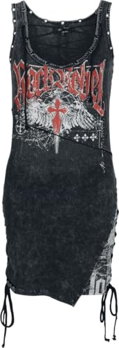 Rock Rebel by EMP Damen Kurzes Kleid Stay A Little Longer grau