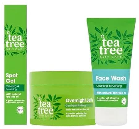 Tea Tree Blemish Bundle ,The complete trio to treat and prevent breakouts for unpredictable skin.