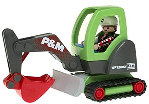 Playmobil - 3279 - La Vie de Chantier - Ouvriers / Mini-Pelleteuse