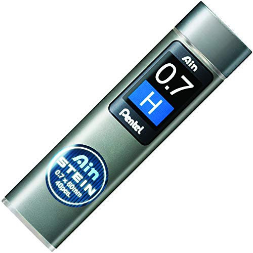 Pentel C277-H Lot de 12 Etuis de 40 mines 0,7mm H pour porte-mines