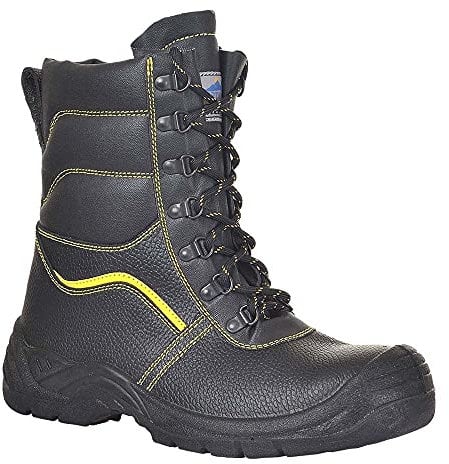 Portwest FW05 S3 Ci Stivali Antinfortunistici, Unisex - Adulto, SRC, Nero (Nero Bkgr), 37 EU (4 UK)