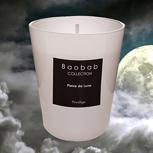 Baobab Max 16 Pierre de Lune Kerze, Kerzenwachs, 16cm, 16x10x16 cm