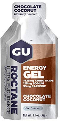 GU Roctane Energy Gel Chocolate Coconut (Schoko-Kokos) Box mit 24 Gels (24 x 32 g)