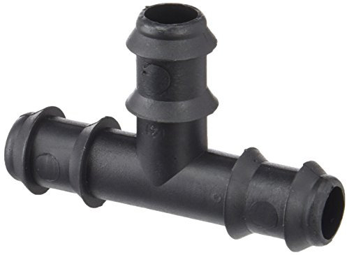Cofan Conector en Forma de T para riego por Goteo | 16 mm de diámetro | para Sistemas de riego | Uso Recomendado para Agricultura y jardinería