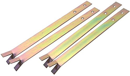 Loggyland 4er Set Erdanker 300 x 30 x 3mm, Bodenanker aus Flachstahl