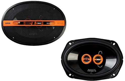 EDGE 6 x 9 Triaxial 200 W Car Van Parcel Shelf Door Audio Speakers EDST219-E6