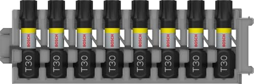 Bosch Impact Control Schrauberbitpack 8-teilig mit T30 25 mm 5 Stk