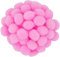 i-mondi® 50 pompons zum basteln hellpink in 20mm klein bastel zubehör pom pom bunt kugeln ponpons deko pompom plüsch