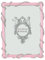 Olivia Riegel Emaille-Bilderrahmen, 12,7 x 17,8 cm, Rosa