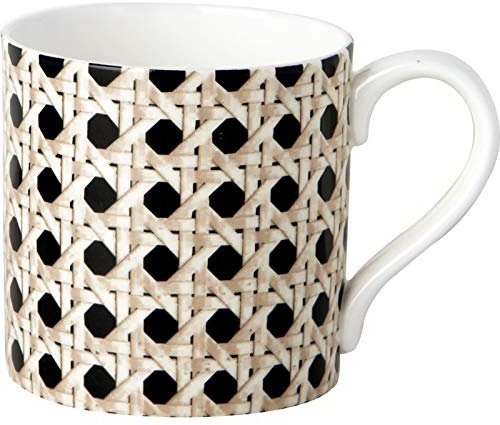 IHR GEFLECHT Kaffeebecher D 8,5 x H 8,5 cm schwarz