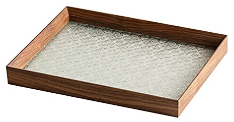 Bandeja Bandeja de servicio retro rectángulo rectángulo rectángulo bandeja de madera decoración creativa almacenamiento bandejas de té casero bandeja de fruta 12 pulgadas Bandeja Antideslizante