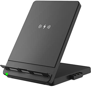 Yealink DECT Headset Zubehör WHC60 Kabelloses Ladegerät Qi Wireless Charger für WH66/67, Schwarz