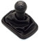 MKptopia 12 mm Schaltknauf Schalthebel Gaitor Boot kompatibel mit VW Golf 4 IV MK4 GTI R32 Bo-ra Je-tta 1999-2005 - 5 Gang Schwarz