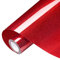VinylRus Glitter Heat Transfer Vinyl-10” x 8ft Red Iron on Vinyl for Shirts, Glitter HTV Vinyl for All Cutter Machine