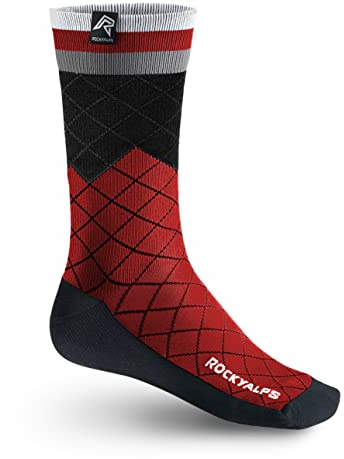 Rocky Alps Mountainbike (MTB) Fahrrad Socken Design MP (Mountain Pixel)