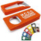 #teamludorf Flaschenöffner mit Verschluss - Personalisierte Flaschenöffner - 7 Farben - mit Bildern und Schrift bedruckbar (orange, 50)