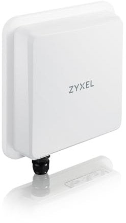 Zyxel 5G NR 5 Gbps Outdoor Router | 4.67 Gbps Data Rate |9 dBi Richtantenne für Lange Distanzen| Einfache Installation Für den Außenbereich geeignet (IP68) | [Nebula FWA710]
